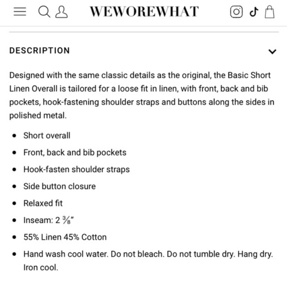 Euc We Wore What Basic Rainbow Plaid Overall Shor… - image 4